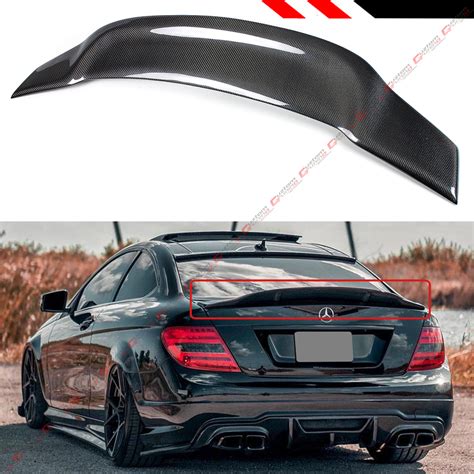 FOR 08 14 MERCEDES BENZ W204 C250 C300 CARBON FIBER DUCKBILL TRUNK