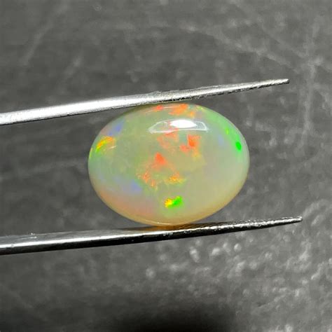 3 65 Cts Natural Ethiopian Opal Green And Orange Fire AAA Quality