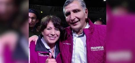 Felicita Adán Augusto a Delfina Gómez por su triunfo en el Estado de