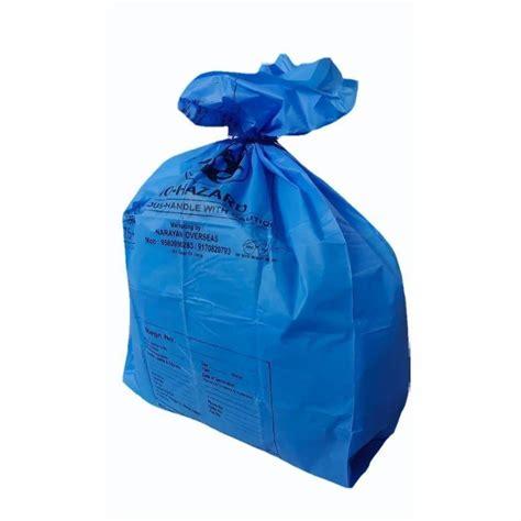 Hdpe Blue Biomedical Waste Collection Bag X Inch At Rs Kg In