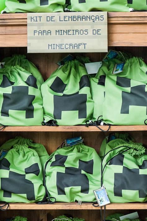 Ideias Festa Minecraft Lembrancinhas - Lembrancinhas para Festa Minecraft - Pop Lembrancinhas