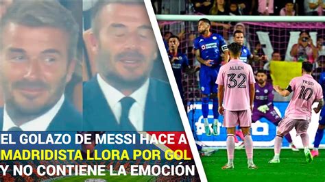 Messi Hace Llorar A Madridista Con Su Espectacular Golazo De Tiro Libre En Su Debut Con Inter