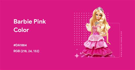 Barbie Pink color hex code is #DA1884