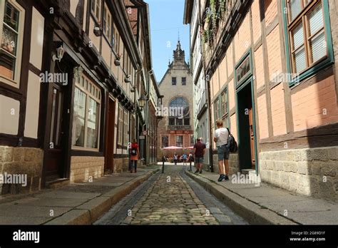 Quedlinburg Germany Th July In The Historic Old Town With