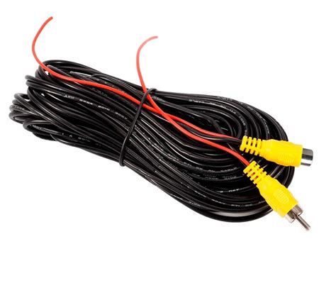 PRZEWÓD DO KAMERY COFANIA KABEL 10m CINCH RCA M D 11346442678