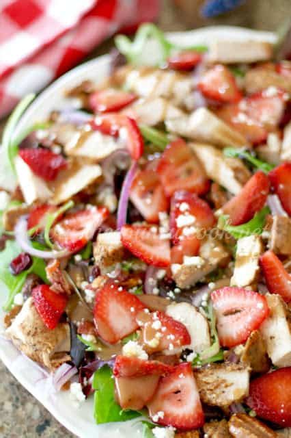 Strawberry Fields Salad - The Country Cook