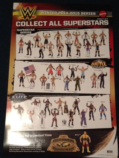 Wwe Mattel Checklist Poster Wwe Figure Forums