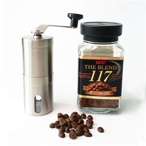 small hand coffee grinder stainless steel