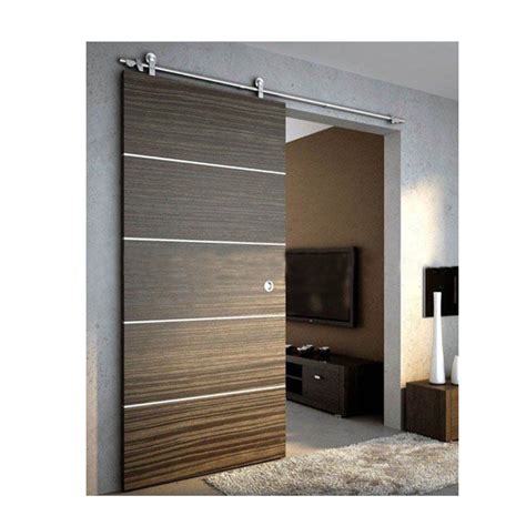 Wholesale Customize Sliding Barn Style Teak Solid Wood Main Door