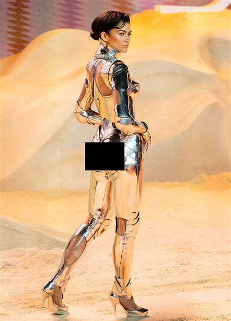 Zendaya Goes Viral After Wearing A Revealing Robot Suit To The Dune