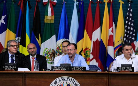 Comienza La Segunda Jornada De La Asamblea De La Oea