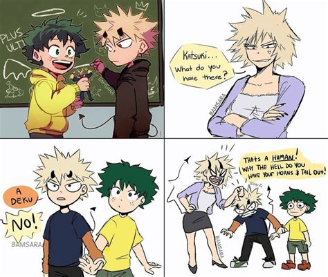 Bakudeku Katsuki Bakugou X Izuku Midoriya Bnha U Bamsara Ig Anime