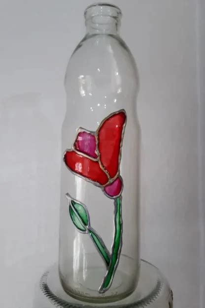 Botellas De Salsa 1000cc Pintadas Con Detalles DATE SRL