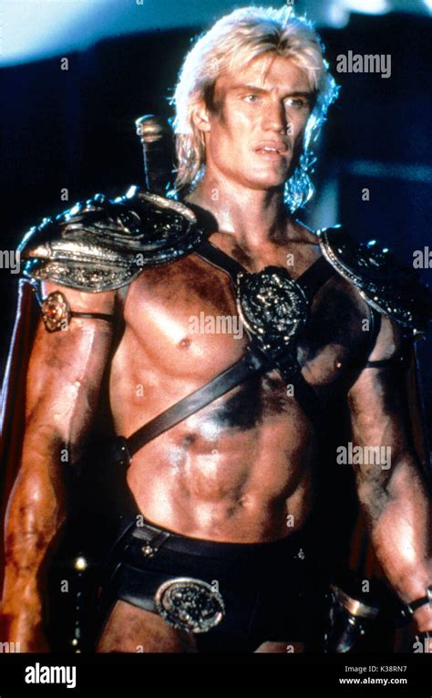 MASTERS OF THE UNIVERSE DOLPH LUNDGREN as He-Man Stock Photo: 156931523 ...