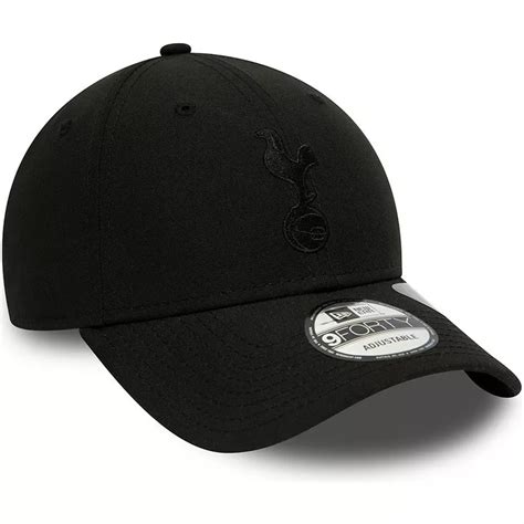 Gorra Curva Negra Ajustable Con Logo Negro 9FORTY Repreve De Tottenham