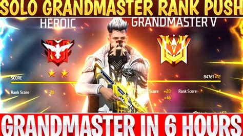 Heroic To Master Rank Push In 5 Hours Solo Rank Push Tips New Br Rank Glitch Season 33 Free