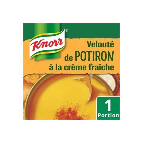 Soupe Potiron Cr Me Fra Che Knorr La Brique De Cl