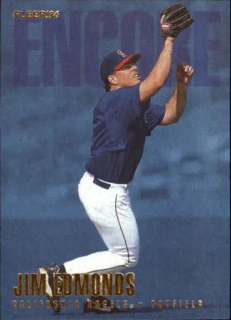 CARTE DE BASEBALL Fleer Update 1996 U218 Jim Edmonds ENC EUR 1 66