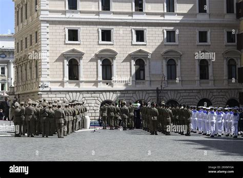 Rome Italy 26th Sep 2023 During The State Funeral For Giorgio