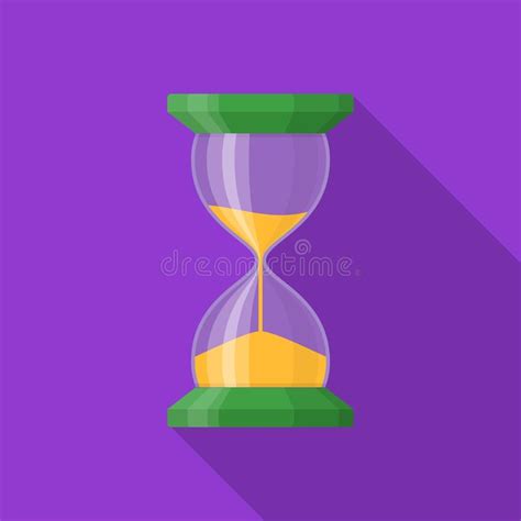 Sandglass Icon On White Background Time Hourglass Stock Vector Illustration Of Passing