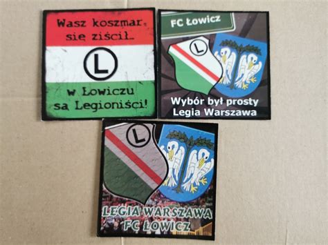 Vlepki Legia Warszawa Łowicz Kraków Licytacja na Allegro Lokalnie