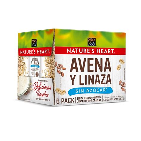 Bebida Natures Heart Con Avena Linaza 5 67 L Walmart En Línea