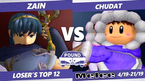 Pound Ssbm Liquid Chudat Ice Climbers Vs Pg Zain Marth Smash