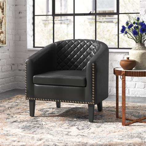 Steelside™ Boney 29 Wide Tufted Barrel Chair And Reviews Wayfair Canada