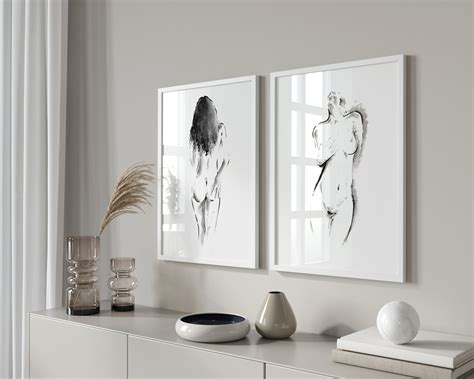 Naked Woman Art Naked Woman Naked Woman Painting Erotic Etsy New Zealand