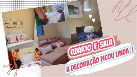 DECORAMOS QUARTO E SALA GASTANDO POUCO O resultado ficou INCRÍVEL