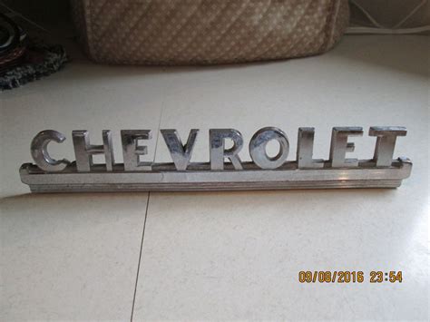 Vintage Original Chevrolet Hood Emblem Number 3692103 Truck Etsy