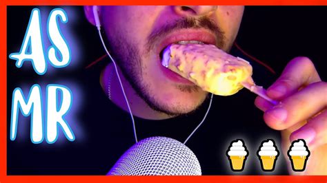 Asmr Eating Ice Cream Bar No Talking Eating Sounds🍦🍦🍦 Youtube