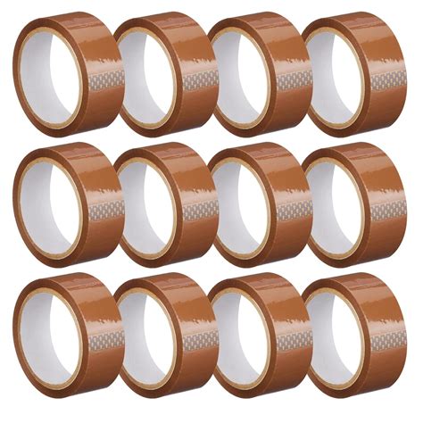 Trendikraft Inch X Meter Pack Of Brown Bopp Packing Cello Tape