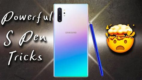 Galaxy Note 10 Plus S Pen Tips And Tricks Youtube Galaxy Note 10 Galaxy Note Galaxy