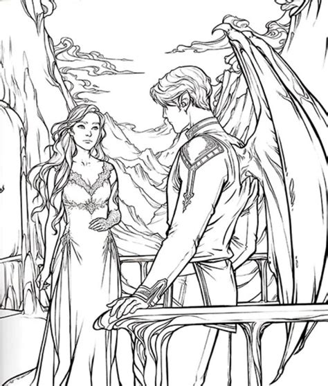 Acotar Coloring Pages Coloring Book Pages Adult Coloring Pages Coloring Books