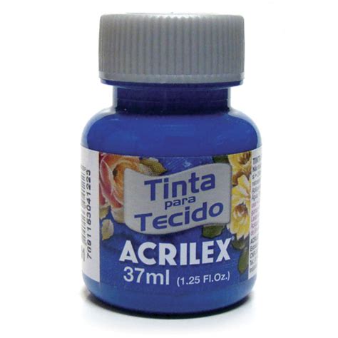 Pintura Para Tela Acrilex Azul Cobalto Papeler A Lumen