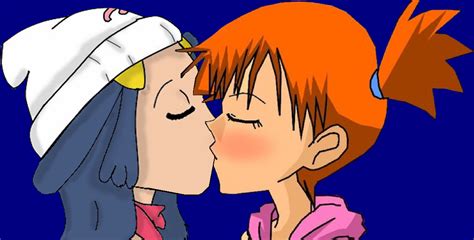 Dawn and Misty kiss - Pokémon Photo (41645808) - Fanpop - Page 26