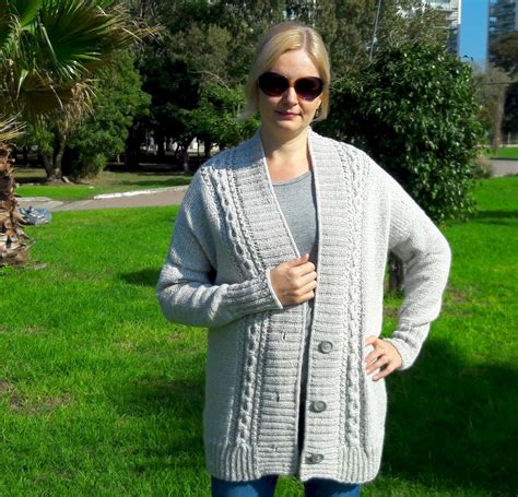 C Mo Tejer Saco Cardigan De Lana Con Dos Agujas Tutorial