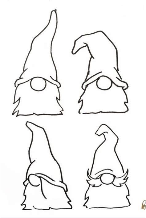 Three Different Types Of Gnome Hats