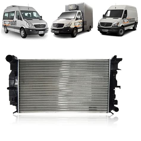 RADIADOR DE ÁGUA MERCEDES BENZ SPRINTER 2012 2013 2014 2015 2016 2017