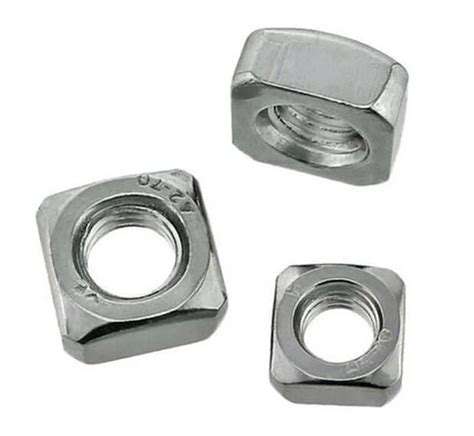 Square Nuts Stainless Steel Square Thin Nuts Color Zinc M3 M4 M5 M6