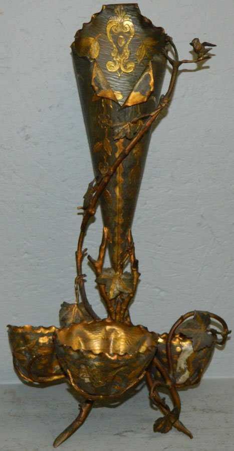 Victorian Bronze Epergne