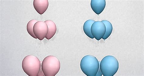 Sims 4 CC Gender Reveal Balloons