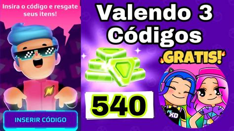 PK XD 3 Códigos Grátis Valendo 540 Gemas pkxd pkxduniverse