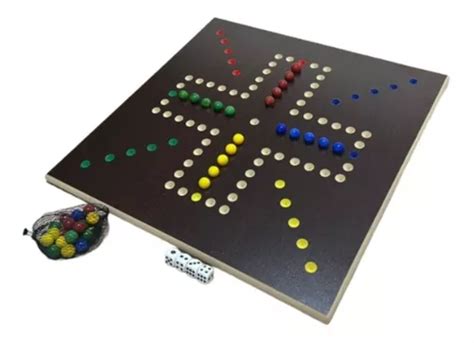 Juego De Mesa No Te Enojes 4 Jugadores Con Canicas Y Dados Meses Sin