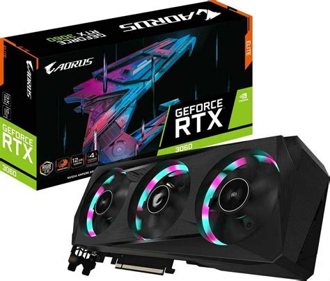 Gigabyte GeForce RTX 3060 12GB Aorus Elite Rev 2 0 GV N3060AORUS E