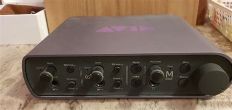 Mbox Avid Mbox Audiofanzine