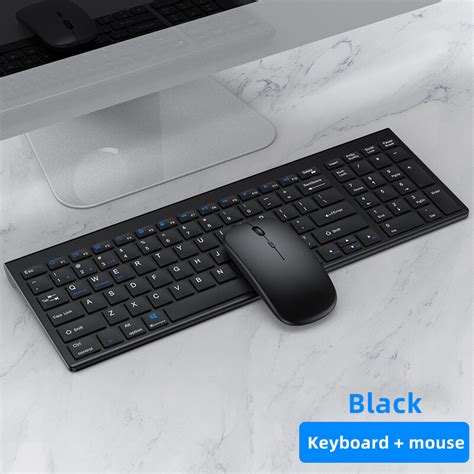 Jomaa 24g Wireless Bluetooth Keyboard Mouse Set Three Mode Wireless