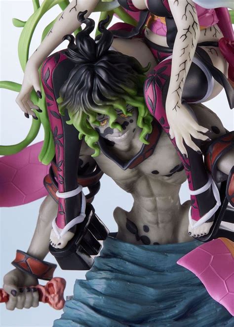 Estatua ConoFig Daki And Gyutaro Demon Slayer Kimetsu No Yaiba 20 Cm