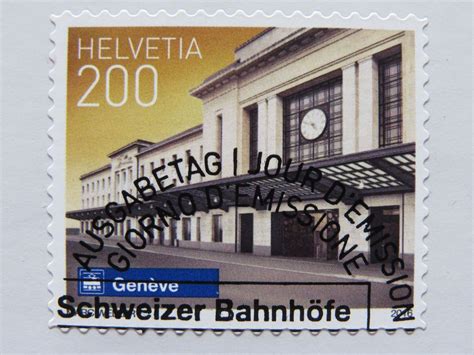 Dauermarken Schweizer Bahnh Fe Off Et Stempel Bern Kaufen